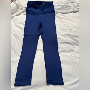 J.Crew Active SculptStretch High-Rise Ribbed Leggings - Size Small - Bright Blue